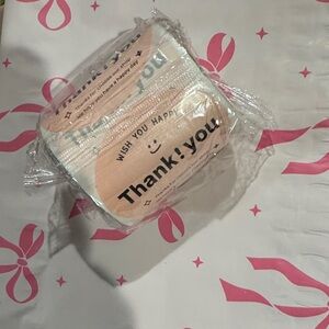 Thank You sticker and 25 poly mailers